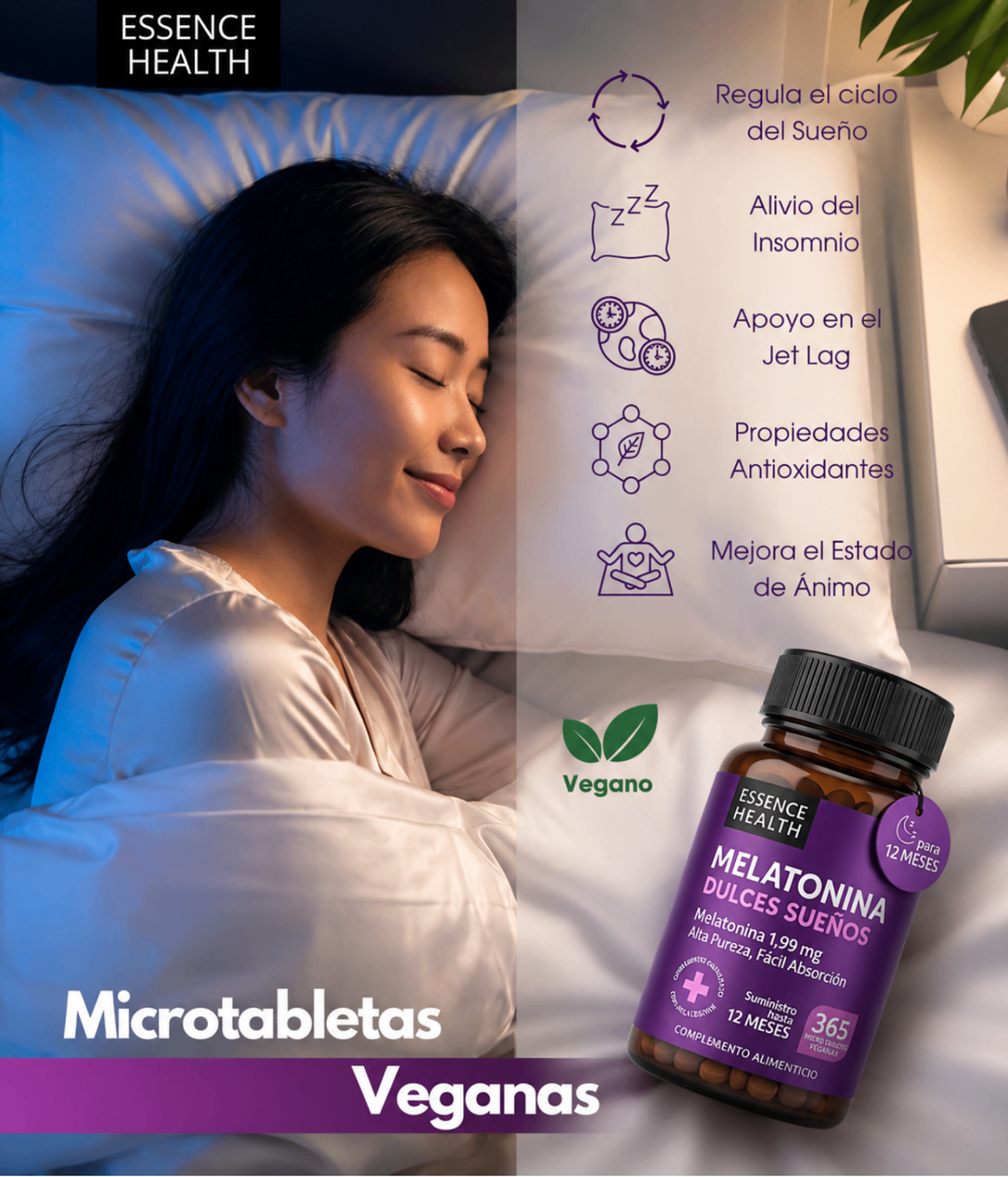 Melatonina Pura 1,99 mg — miniatura 3