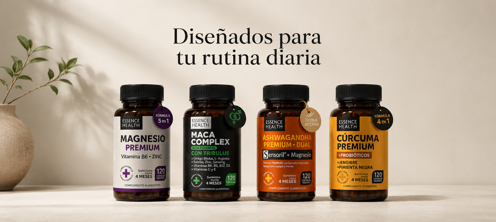Gama Essence Health diseñada para tu rutina diaria