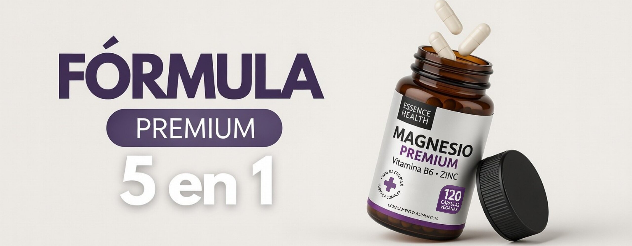 Fórmula Premium 5 en 1 — Magnesio Premium Complex